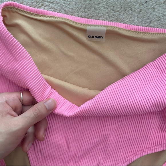 HIGH WAISTED RIBBED SWIM BOTTOMS - Picture 3 of 6